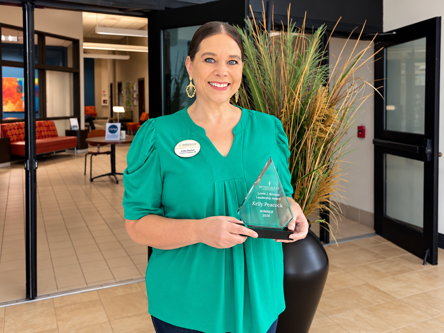 Photo for Wiregrass Tech Names Kelly Peacock Recipient of the Lewis I. Brinson, Sr. Leadership Award