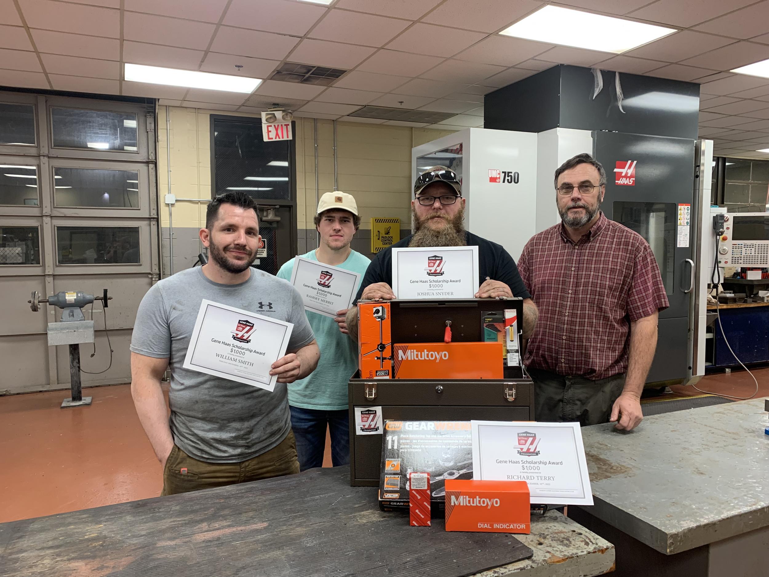 Gene Haas Scholarship Recipients