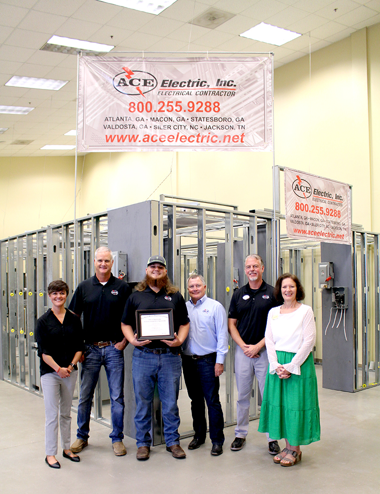Brandon Howell Receives National Apprenticeship Award