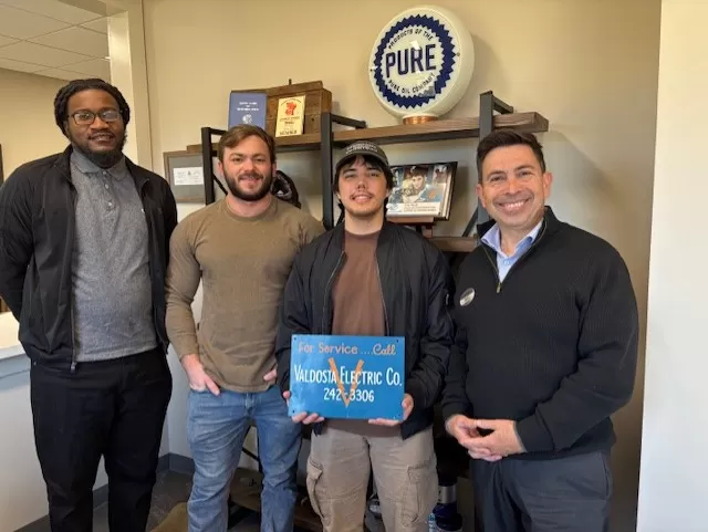 Photo for Two New Electrician Apprentices Join Valdosta Electric through Wiregrass Tech Partnership