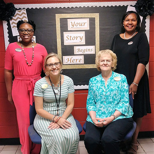 Ben Hill Adult Education instructors Brownlee, Duffie, Day, and McWhorter