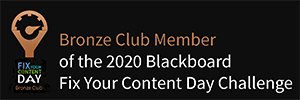 Blackboard Bronze Club Member