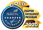 SkillsUSA Gold Chapter of Distinction logo