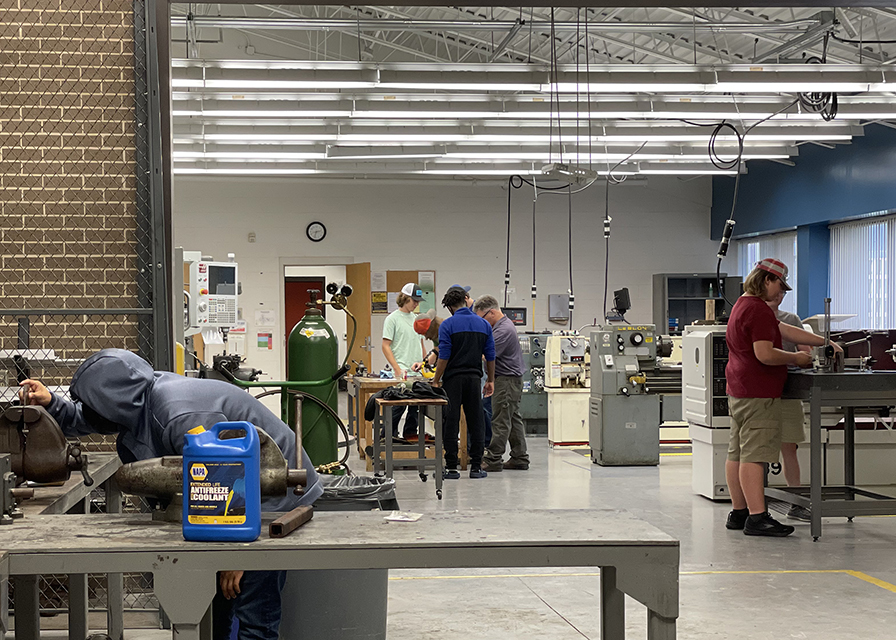 Machining program at Wiregrass