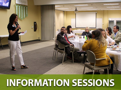 Public Relations Director speaking to a group